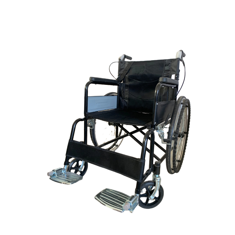 參數(shù)：

車架材質(zhì)： 碳素鋼管鋼質(zhì)
表面處理： 噴涂
面料： 600D牛津布，內(nèi)夾海綿
凈重： 14.15KG
毛重： 15.2KG
最大承重： 90KG
靠背高度： 42cm
座位寬度： 45cm
座位深度： 42cm
座位高度： 47cm
扶手高度： 70cm
前輪尺寸： 7寸實(shí)心輪
后輪尺寸： 24寸實(shí)心胎輻條輪