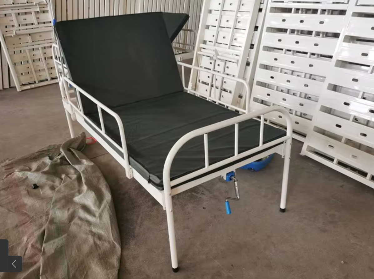 手動單功能病床手動單搖床起背護理床